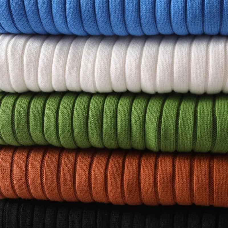 Tate Ribbed Cotton Blend Turtleneck_7