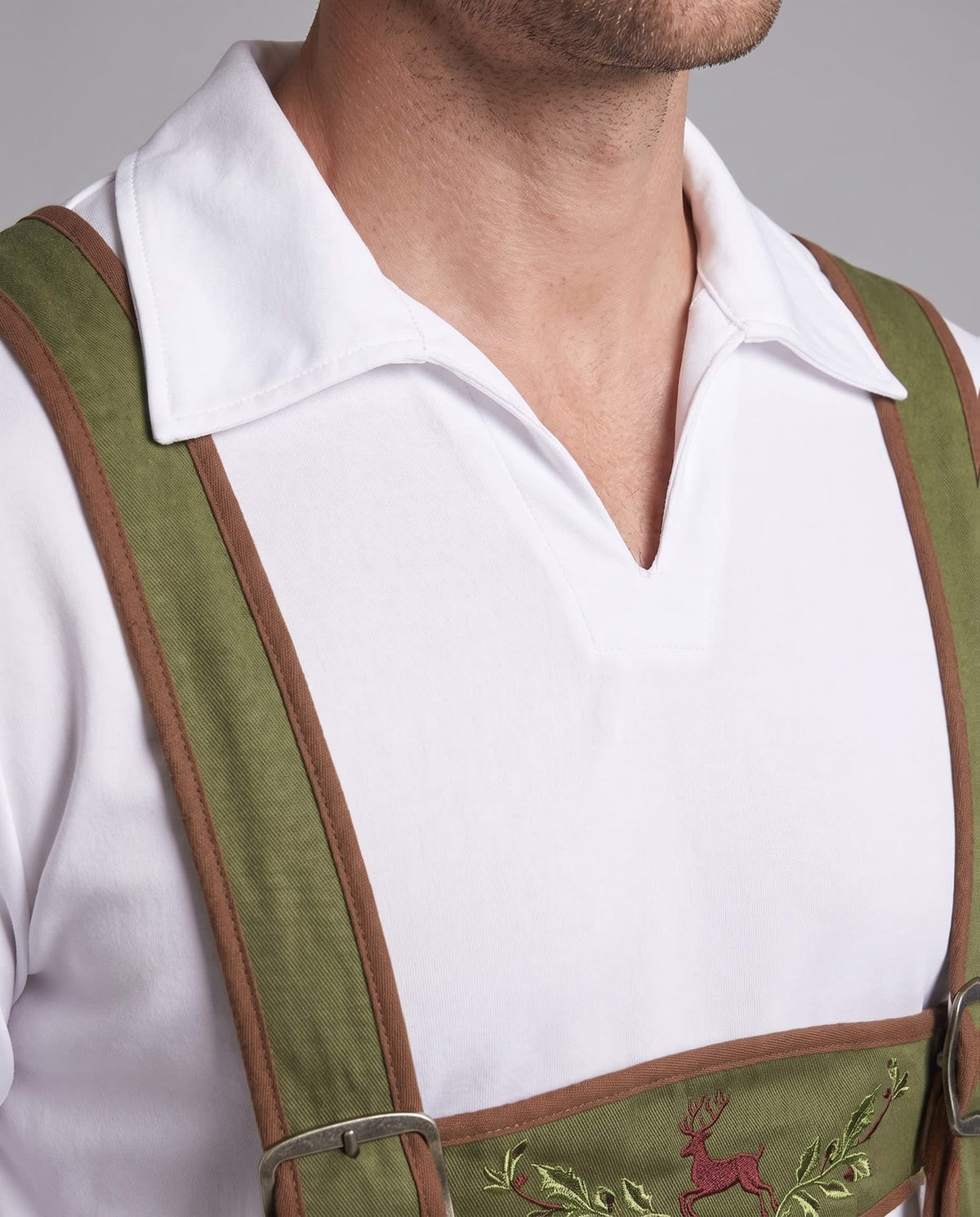Allan Embroidered Bavarian Lederhosen Pants_2