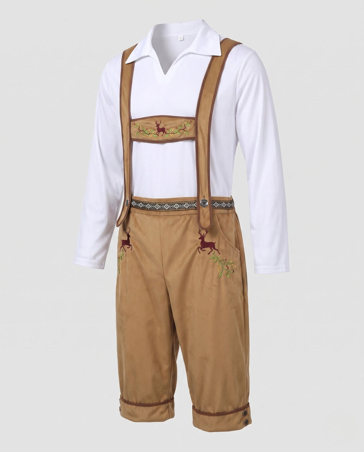 Allan Embroidered Bavarian Lederhosen Pants_4