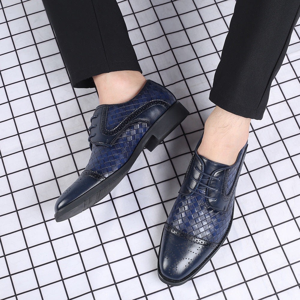 Sheldon Italian Leather Brogue Oxford Shoes_8