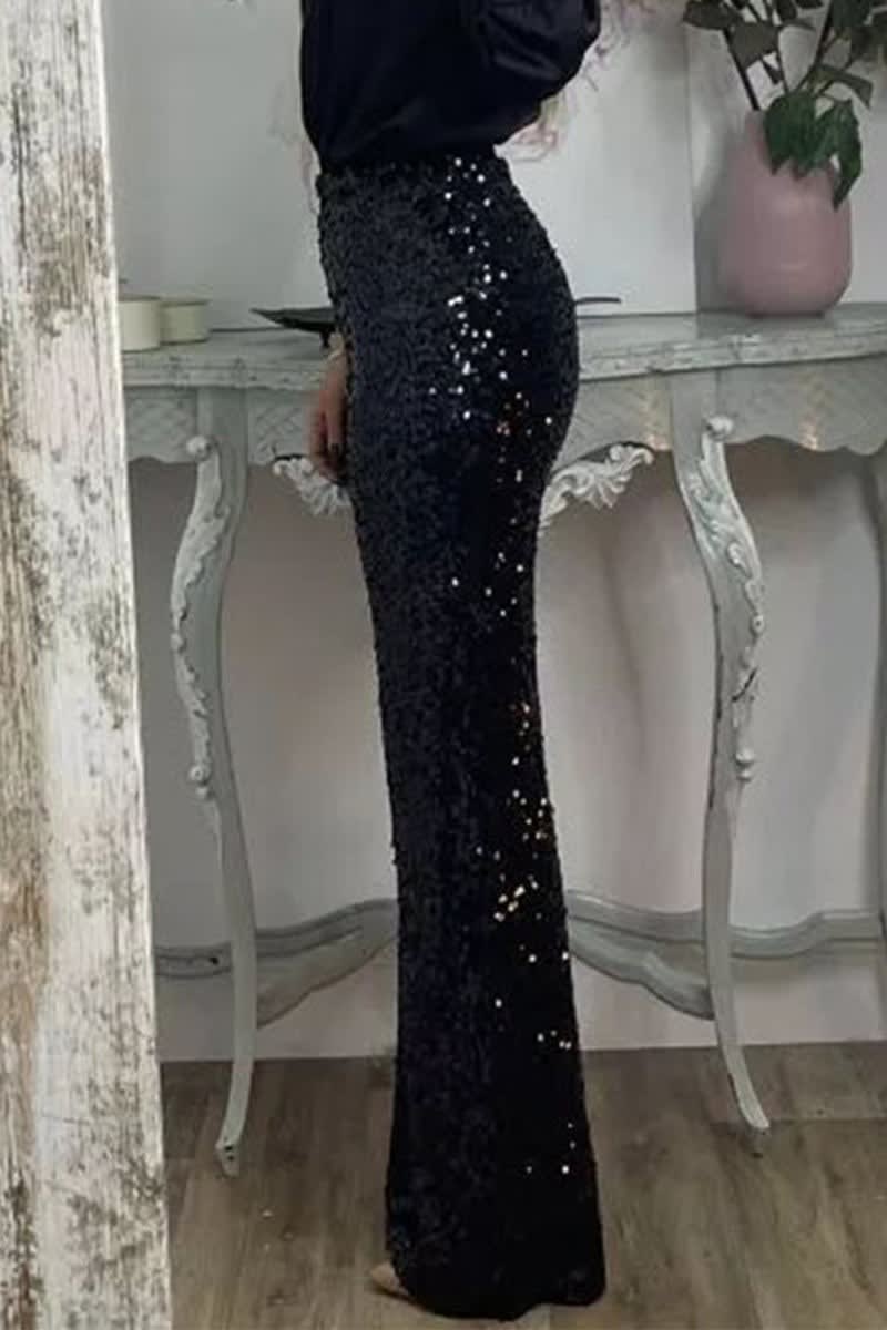 Macarena Sequin Straight Leg Pants_8