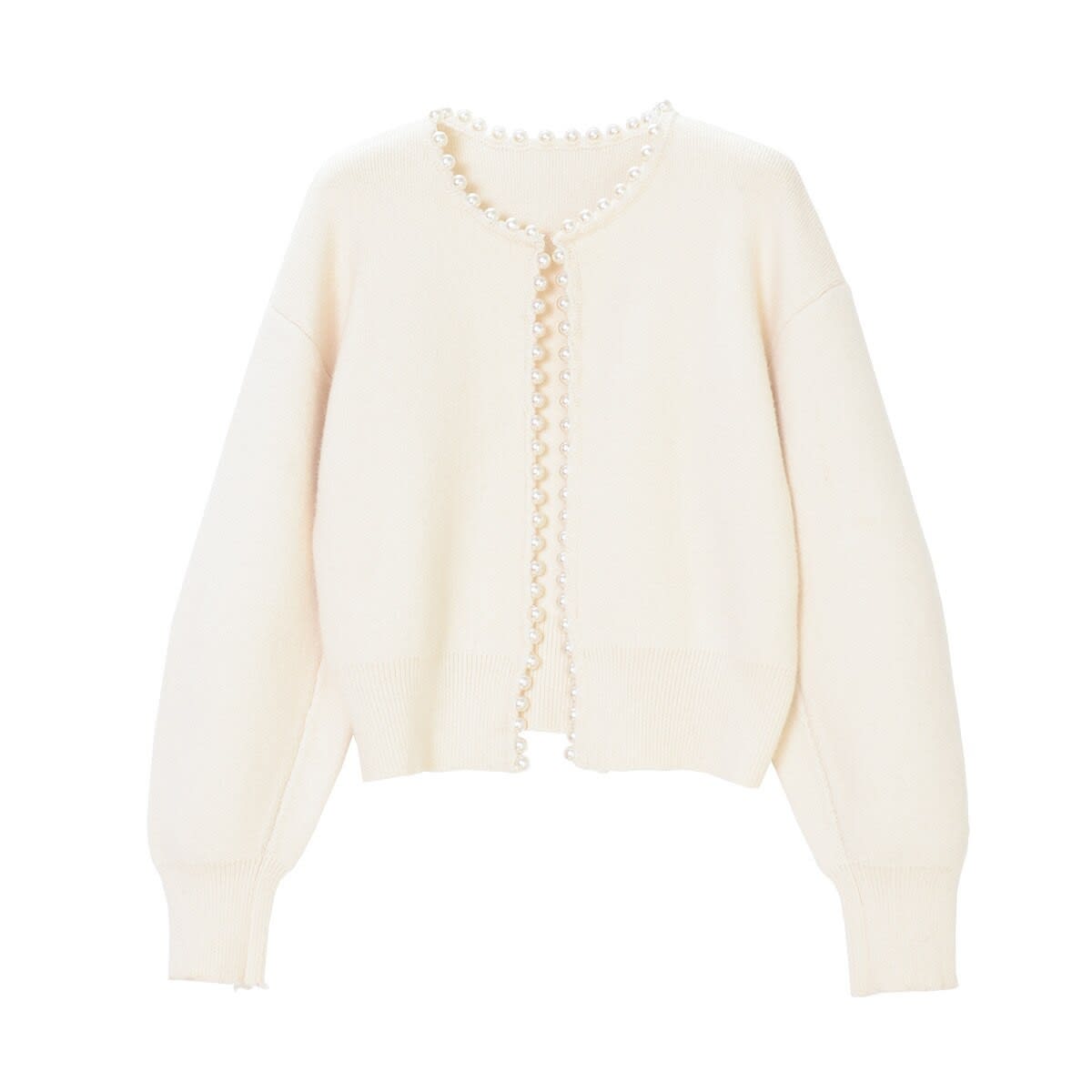 Gunhild Pearl Trim Knit Cardigan_4