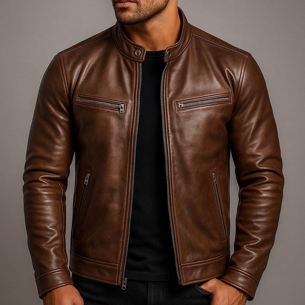 Lars Vintage Leather Moto Jacket_3