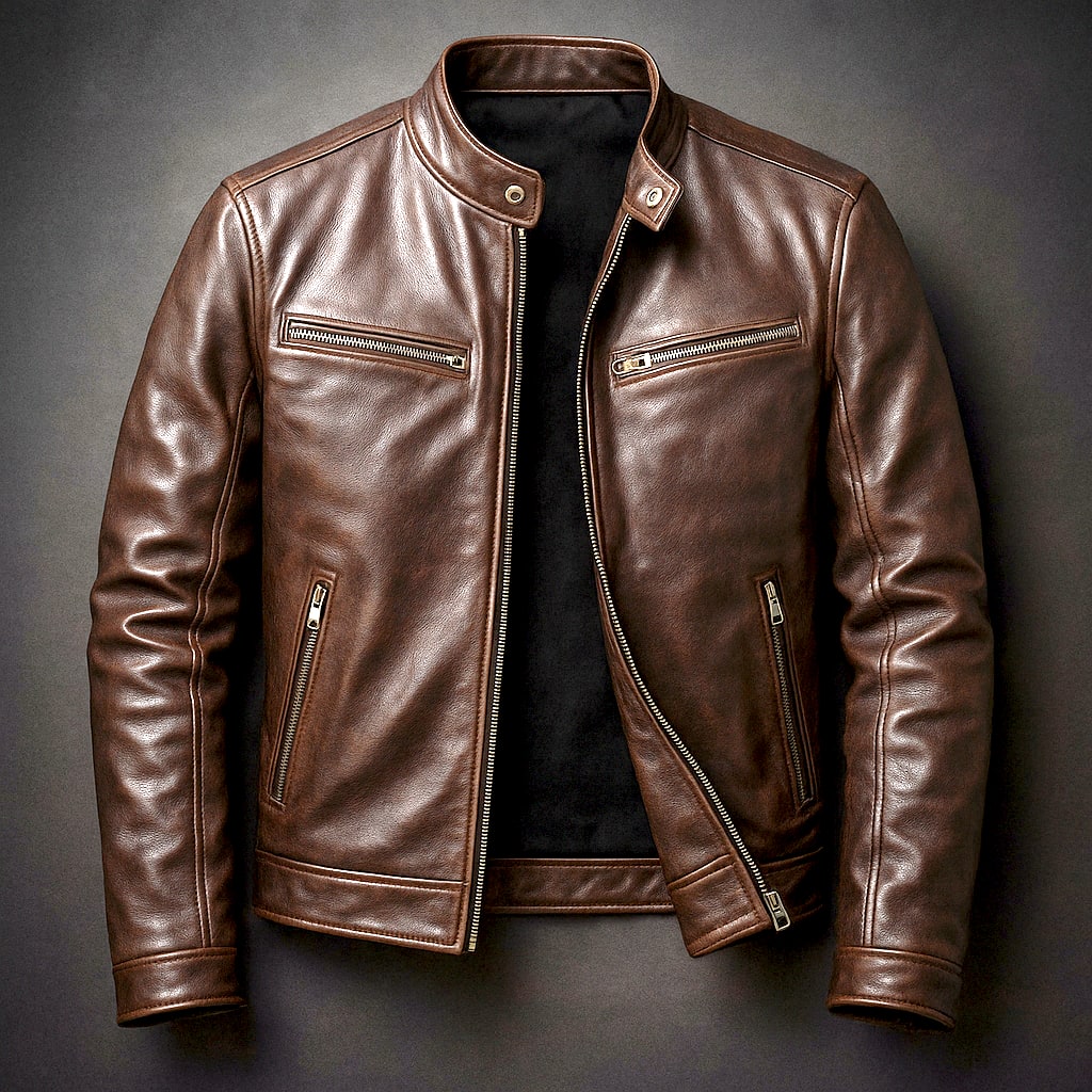 Lars Vintage Leather Moto Jacket_4