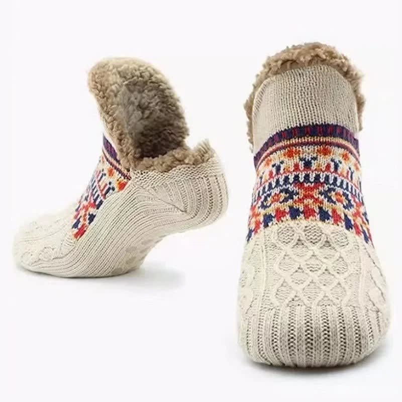 Bethany Sherpa Lined Wool Slipper Socks_8