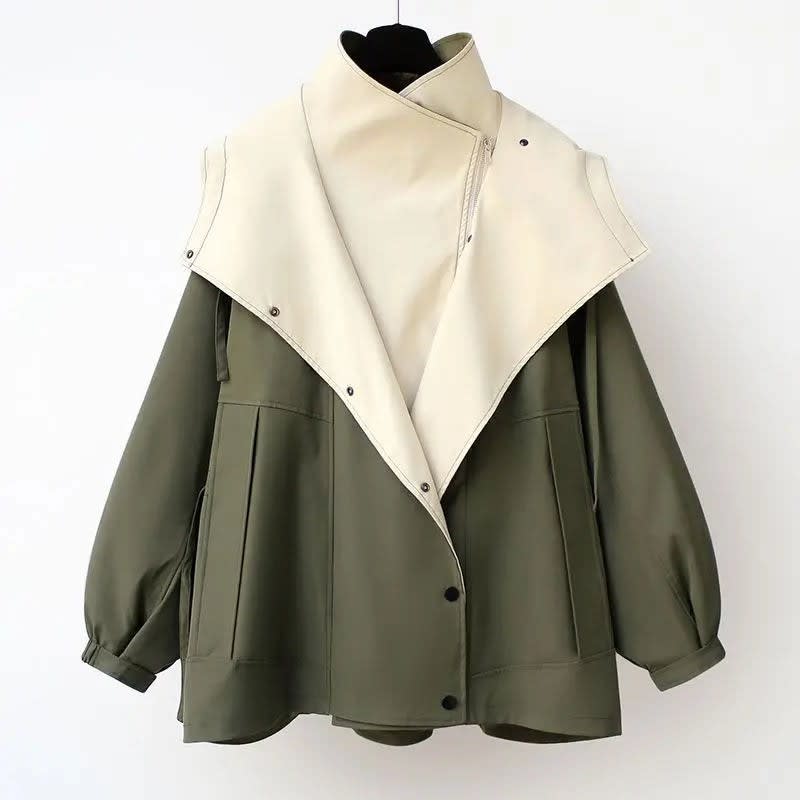 Renata Water Resistant Oversized Trench Coat_2