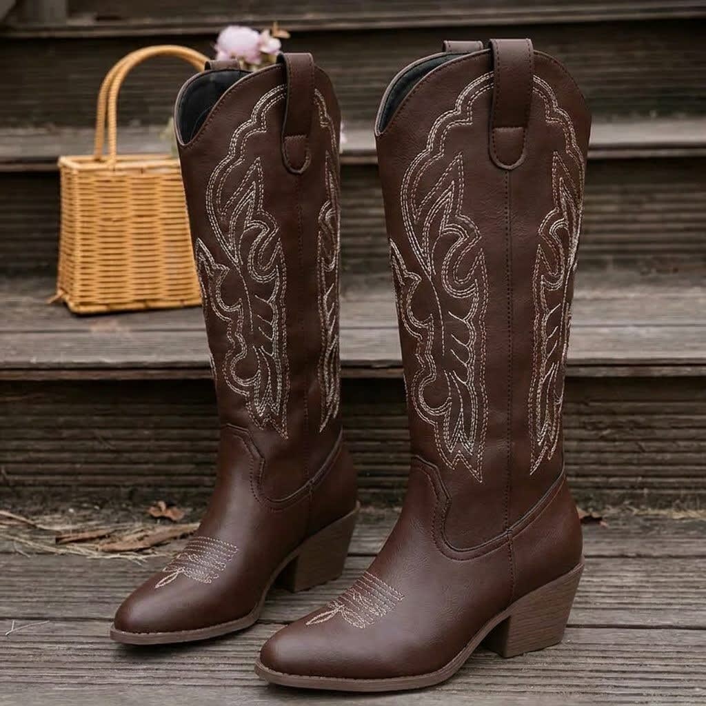 Vibia Embroidered Western Boots_5