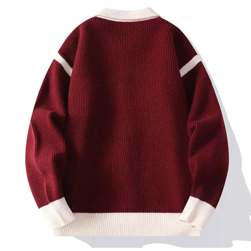 Ryder Contrast Trim Varsity Cardigan_5