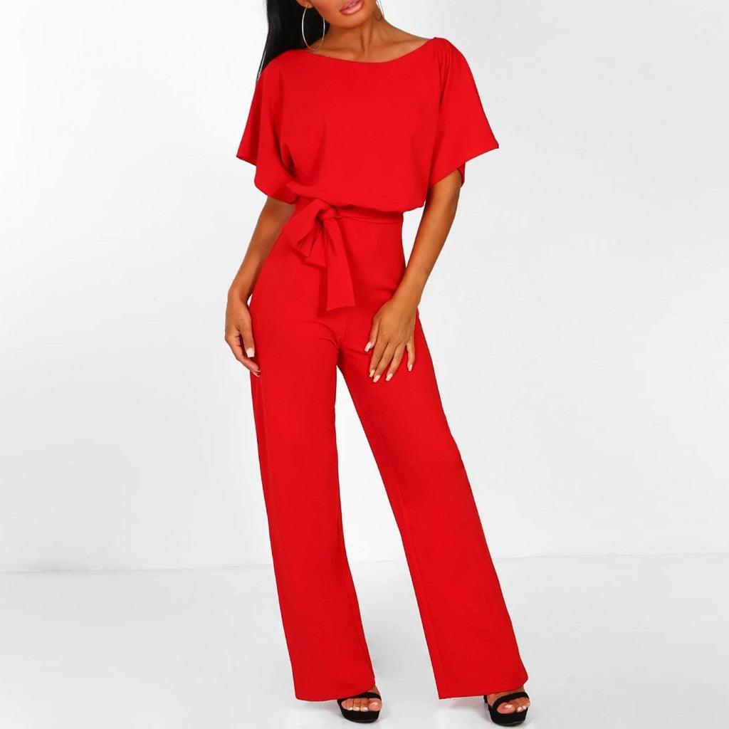 Sophia Grace Belted Jumpsuit