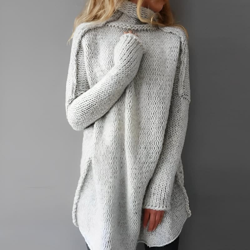 Nova Oversized Longline Knit Sweater_1