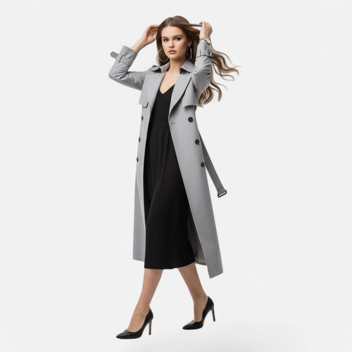 Allison Double Breasted Trench Coat_15