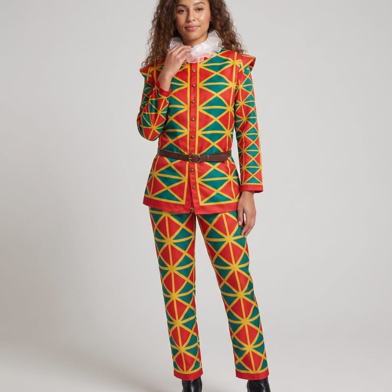 Livia Harlequin Jester Costume Set_1