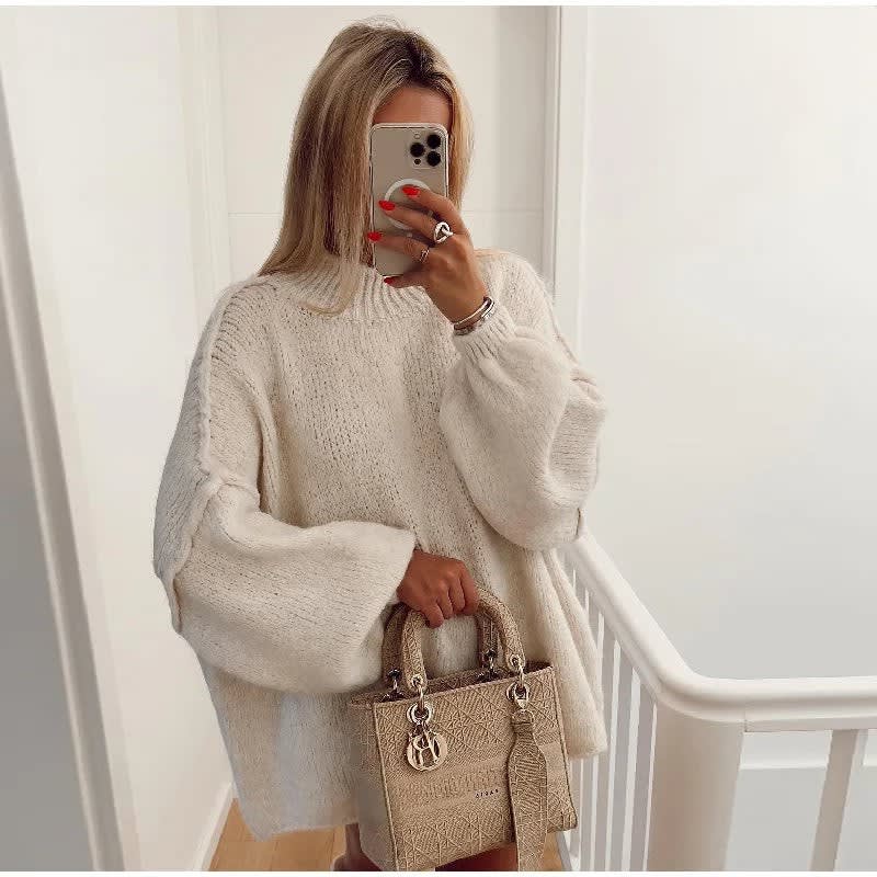 Elowyn Oversized Balloon Sleeve Sweater_5