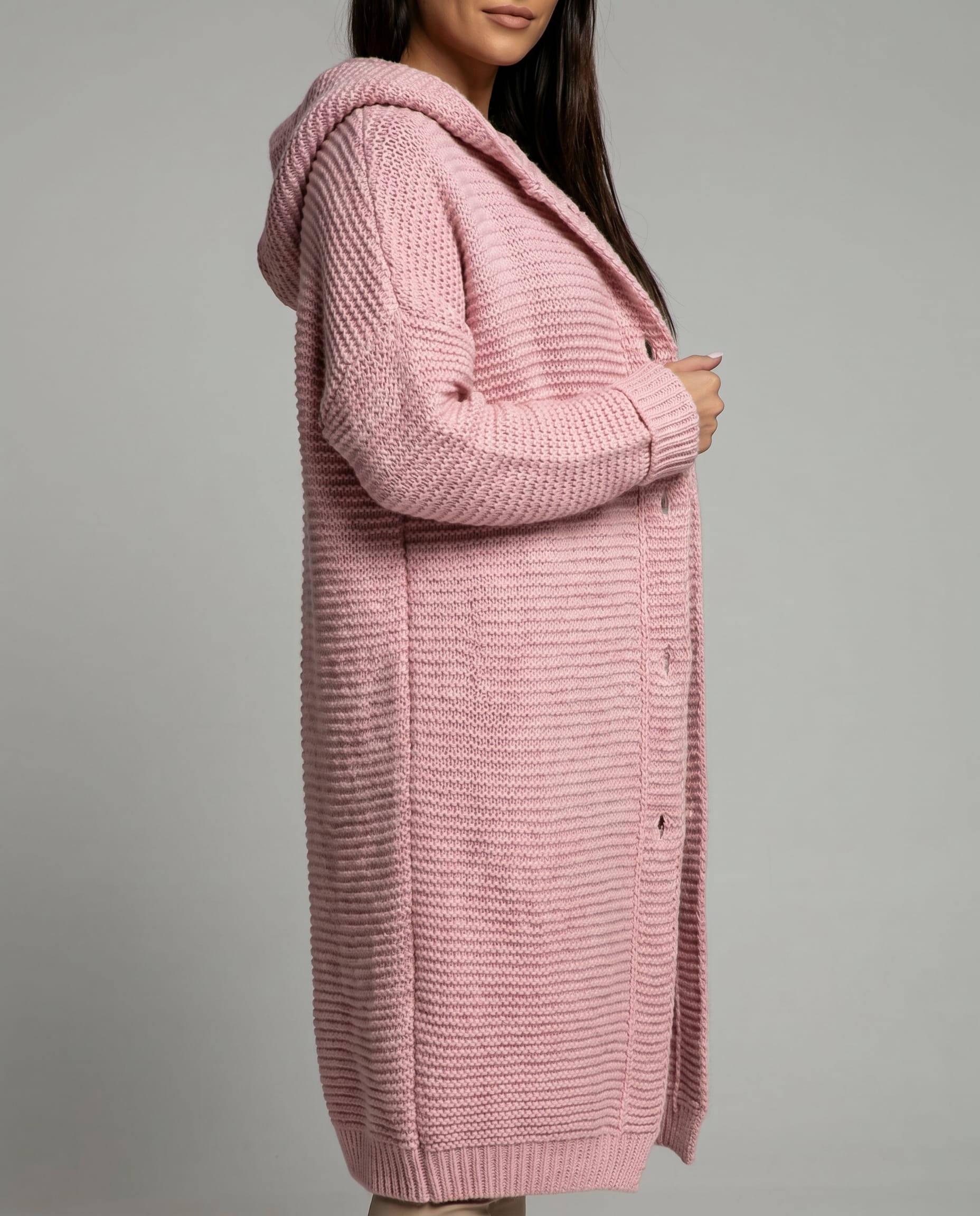 Ingeborg Chunky Knit Hooded Cardigan_2