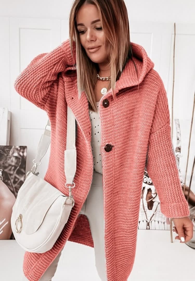 Ingeborg Chunky Knit Hooded Cardigan_6