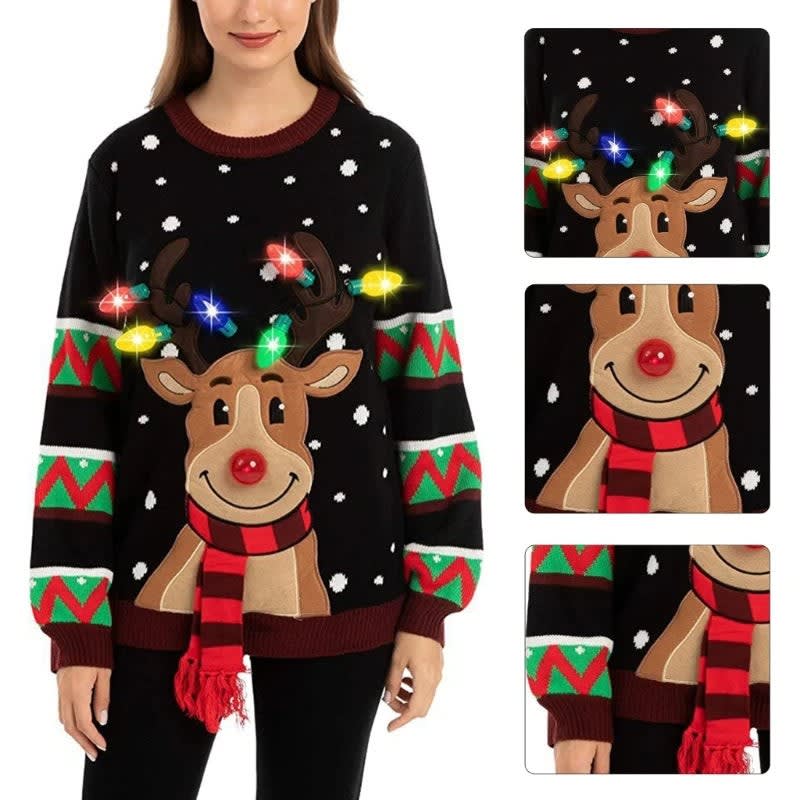 Signy Light Up Reindeer Christmas Sweater_5