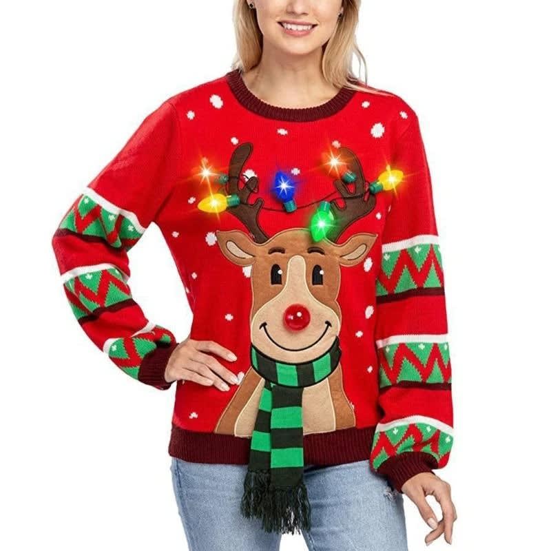 Signy Light Up Reindeer Christmas Sweater_7