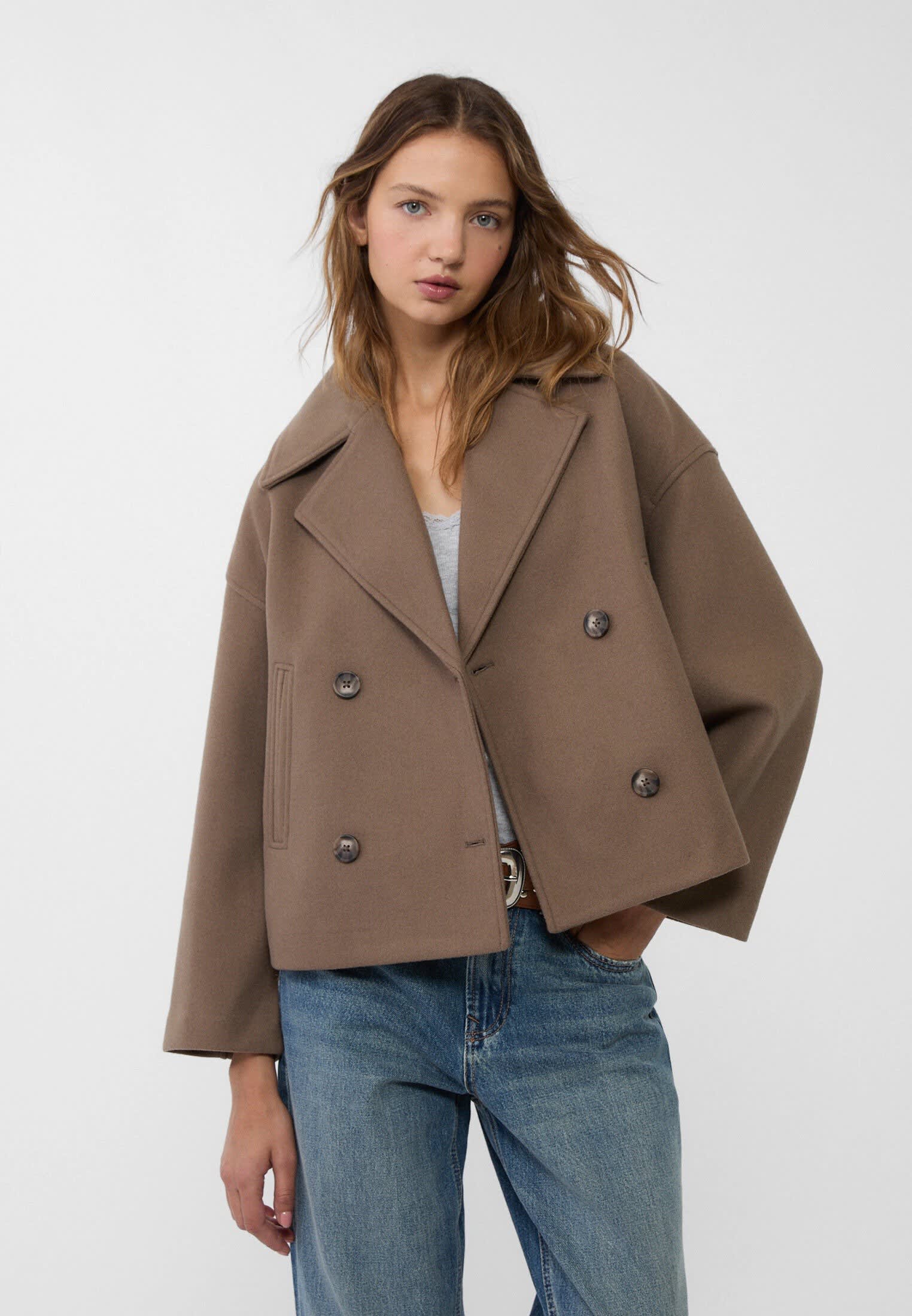 Reagan Cropped Double Breasted Jacket_5