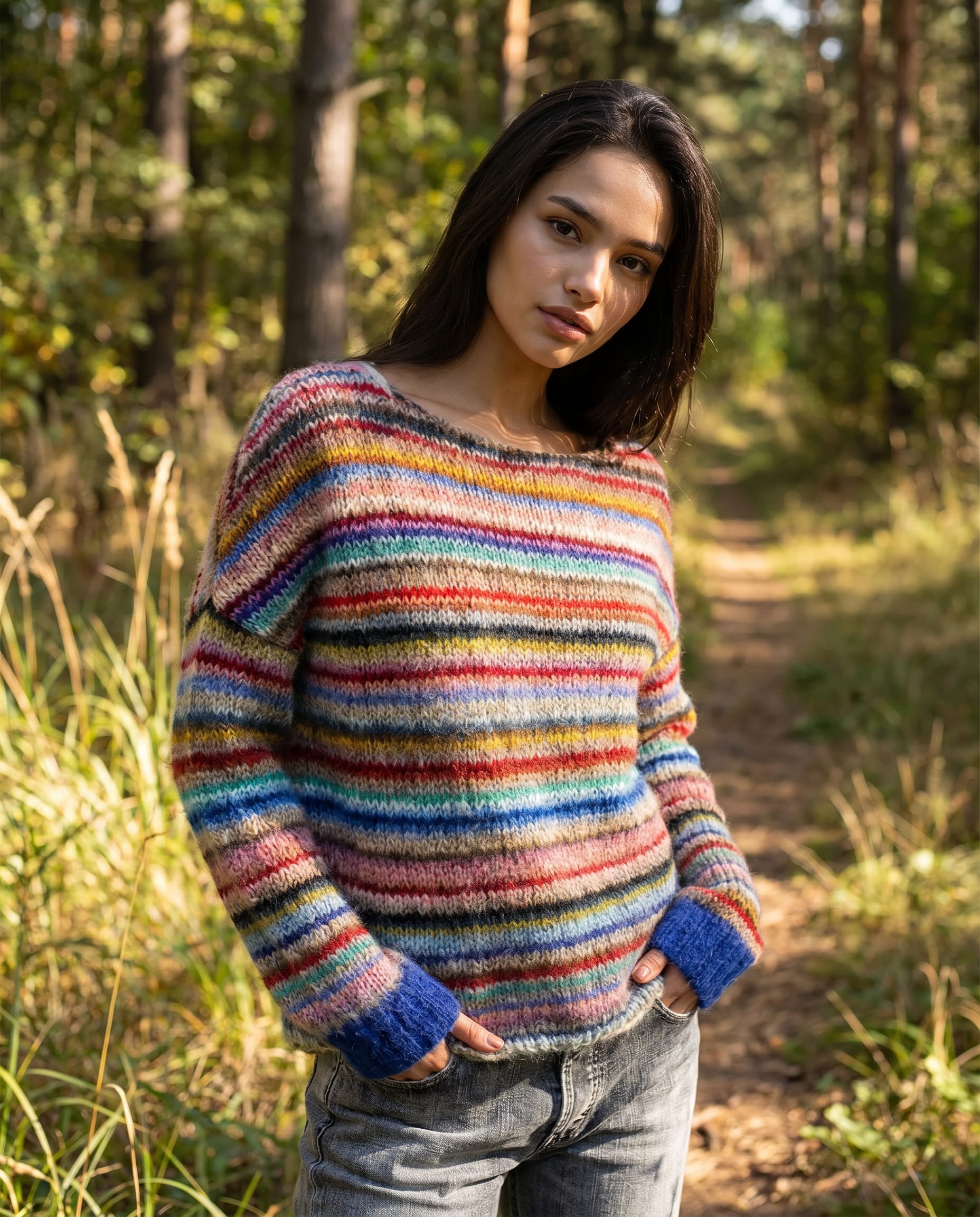 Wrenley Multicolor Striped Sweater_2