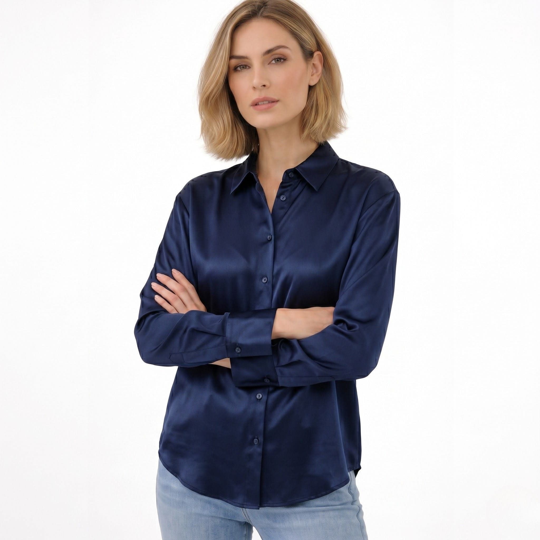 Ursula Satin Button Down Blouse_9