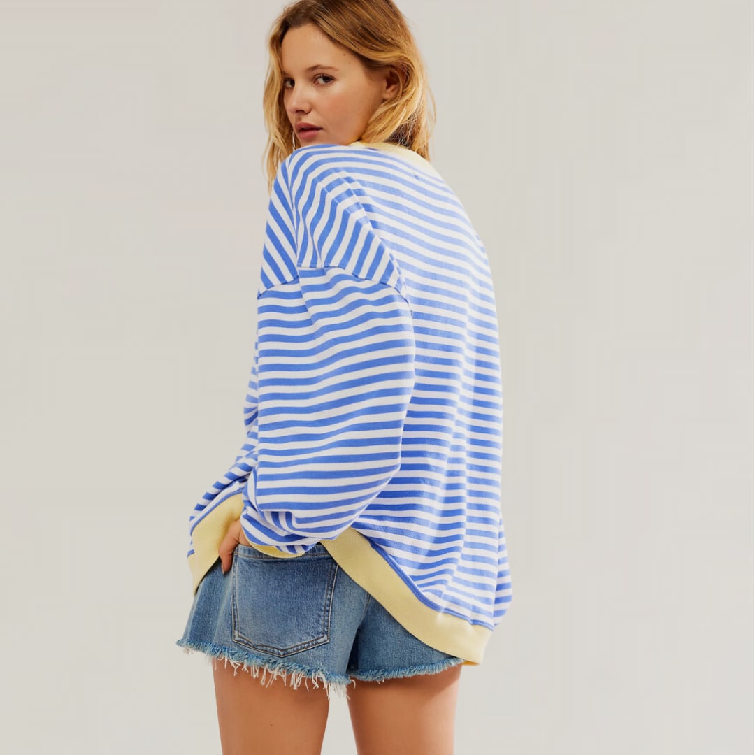 Journey Striped Oversized Sweater_2