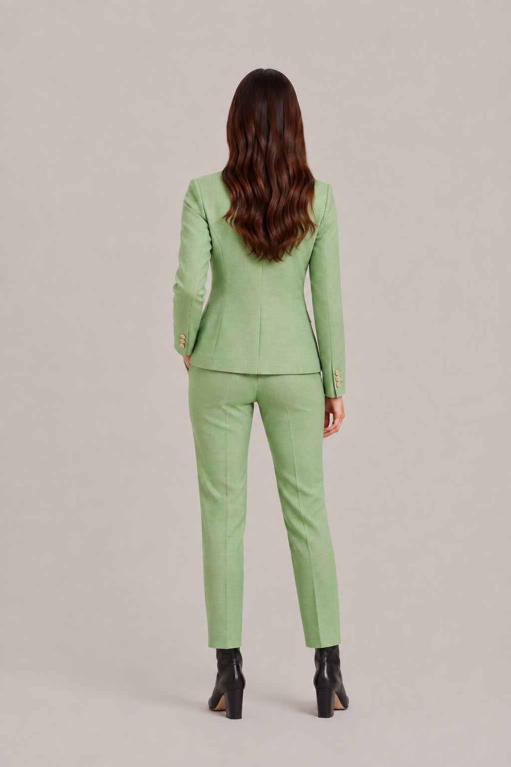 Cordelia Single Breasted Fitted Blazer Pant Suit_8