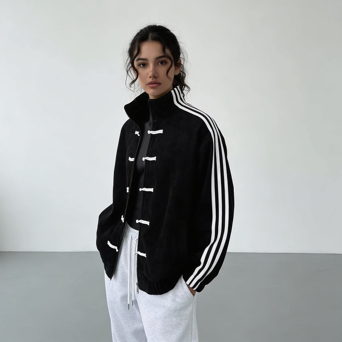 Romilda Retro Striped Track Jacket_14
