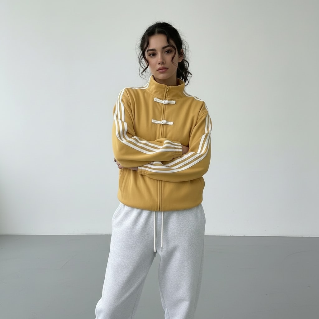 Romilda Retro Striped Track Jacket_8