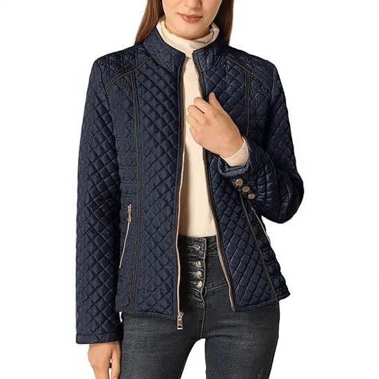 Elisabetta Quilted Stand Collar Jacket_9