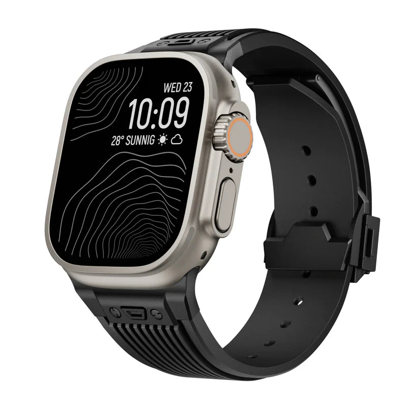 Montreal Streamlined Silicone Apple Watch Band