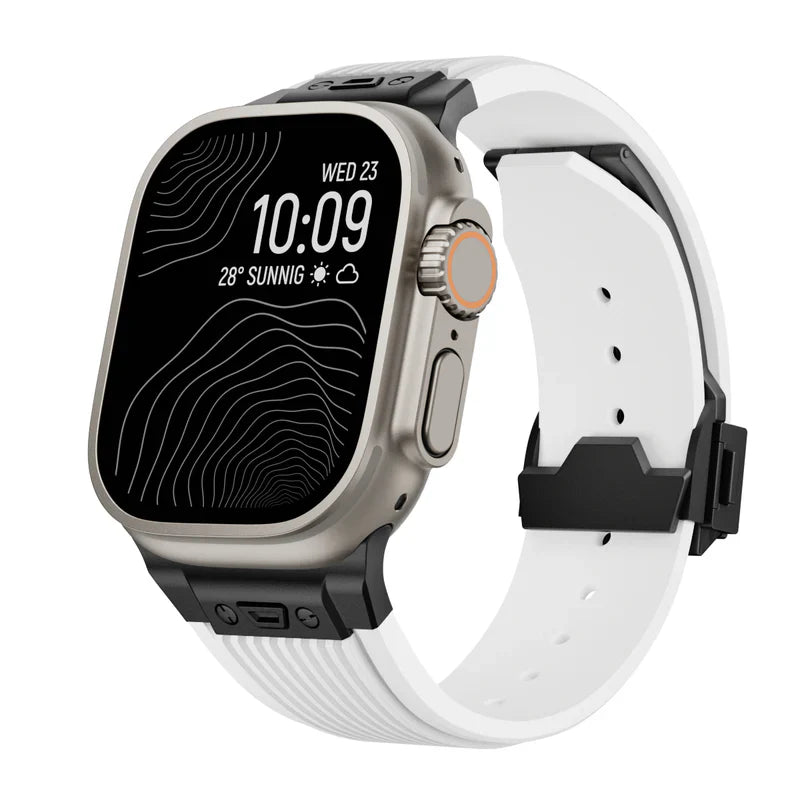 Montreal Streamlined Silicone Apple Watch Band