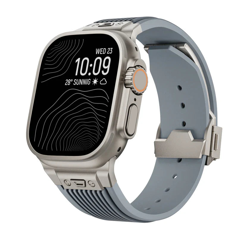 Montreal Streamlined Silicone Apple Watch Band
