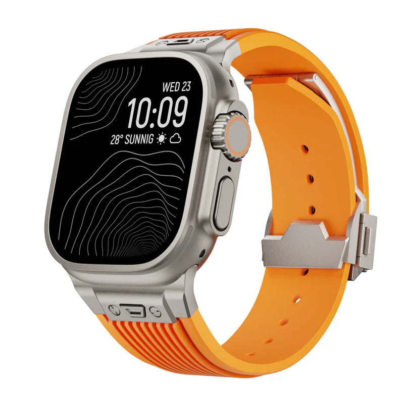Montreal Streamlined Silicone Apple Watch Band