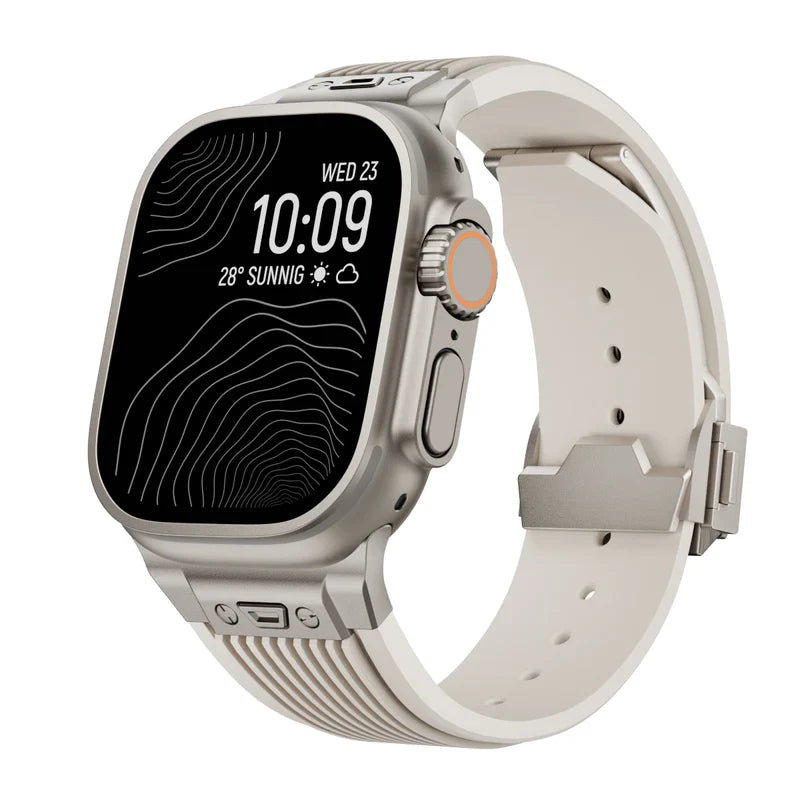 Montreal Streamlined Silicone Apple Watch Band