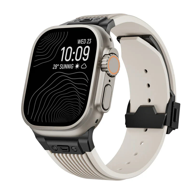 Montreal Streamlined Silicone Apple Watch Band