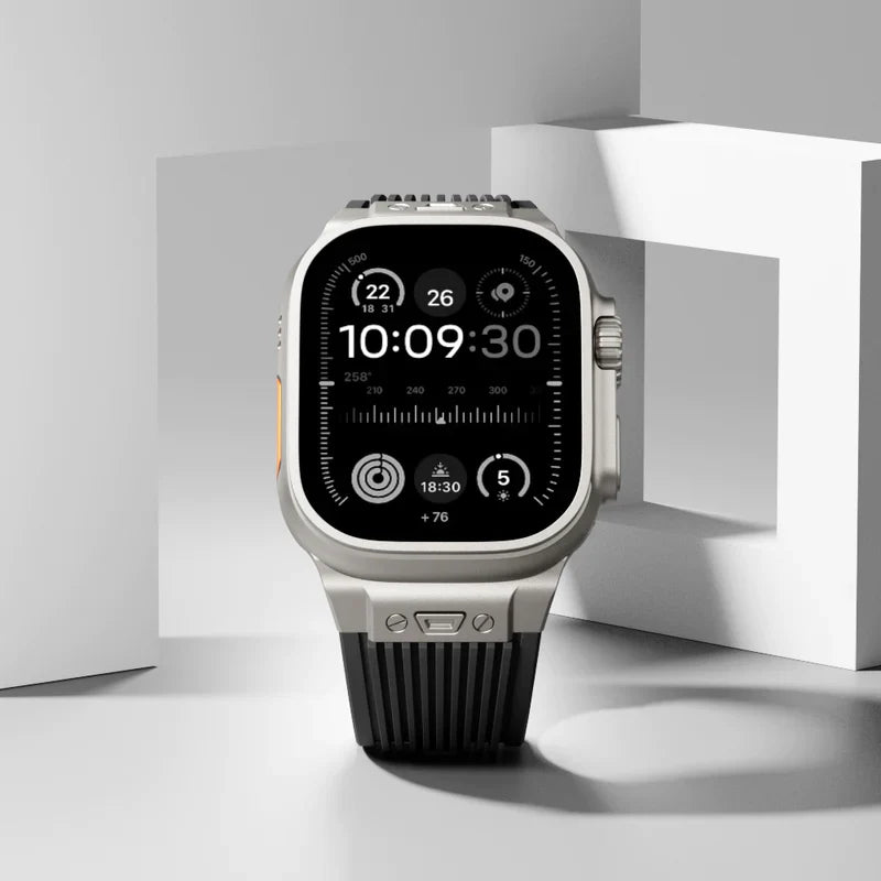 Montreal Streamlined Silicone Apple Watch Band