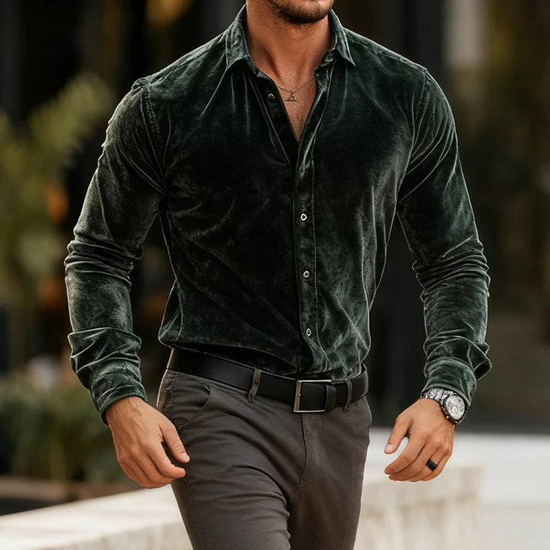 Jerome Luxe Velvet Shirt