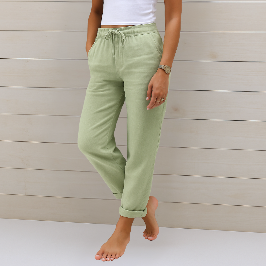 Rosalie Breathable Elastic Waist Pants