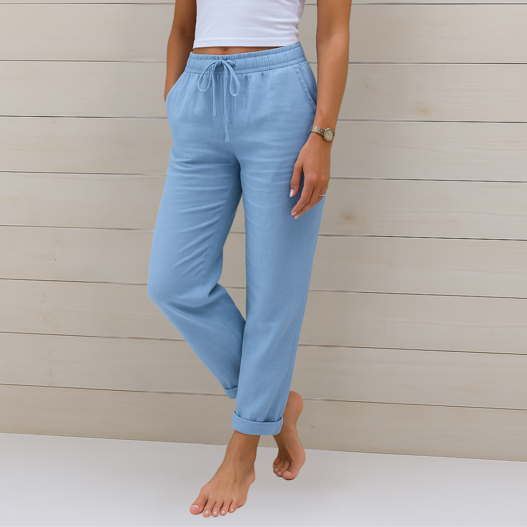 Rosalie Breathable Elastic Waist Pants