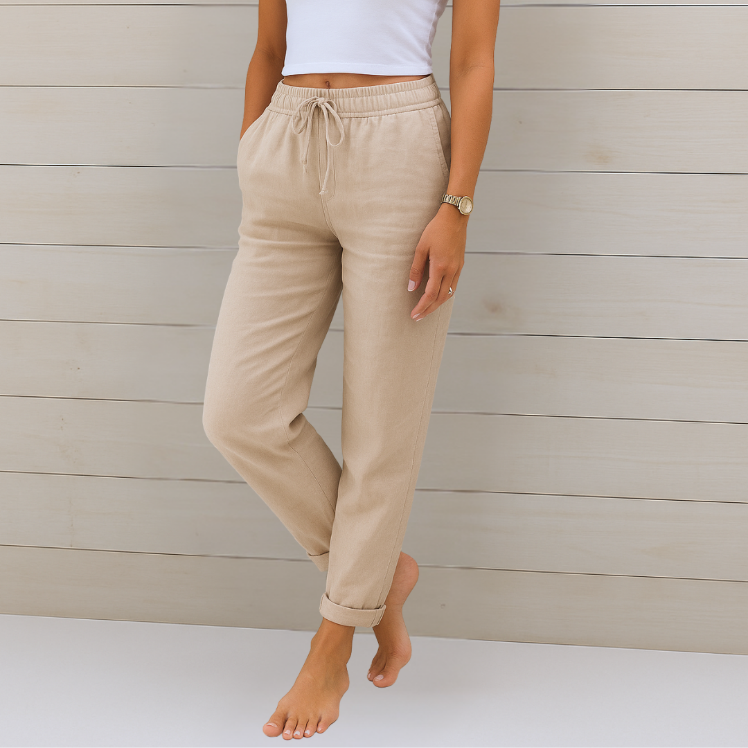 Rosalie Breathable Elastic Waist Pants
