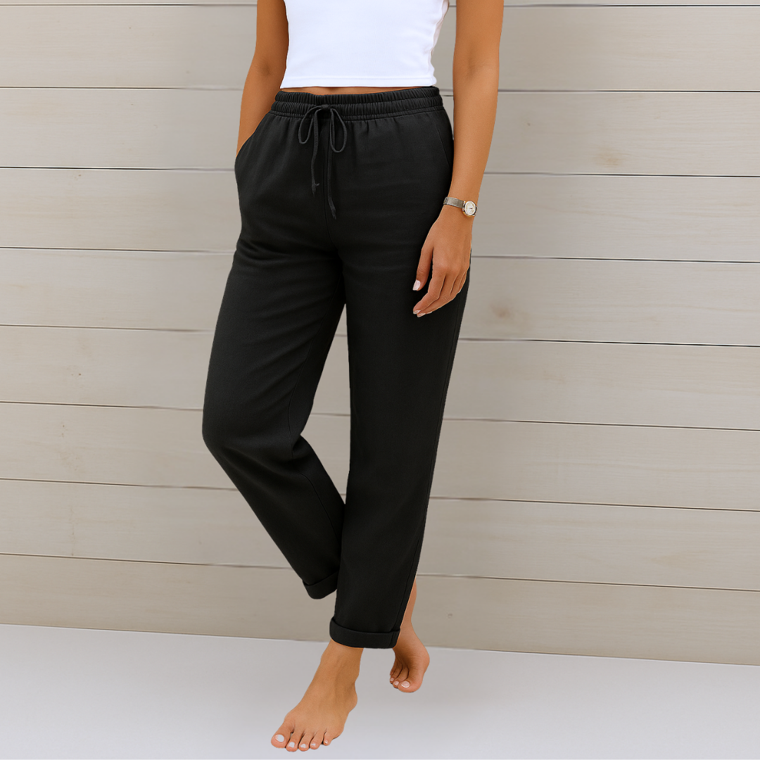 Rosalie Breathable Elastic Waist Pants