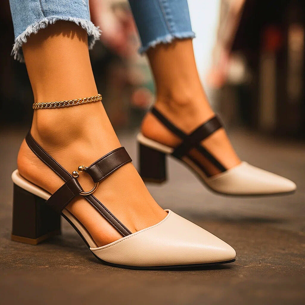 Valeria Genuine Leather Heels