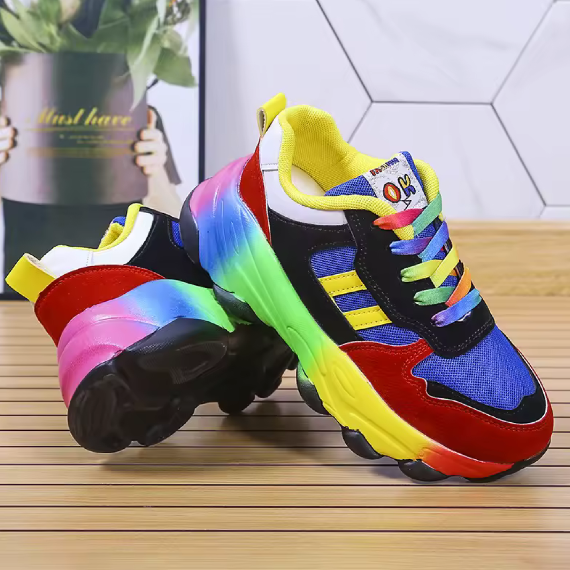 Mia Harper Vibrant Orthopedic Sneakers