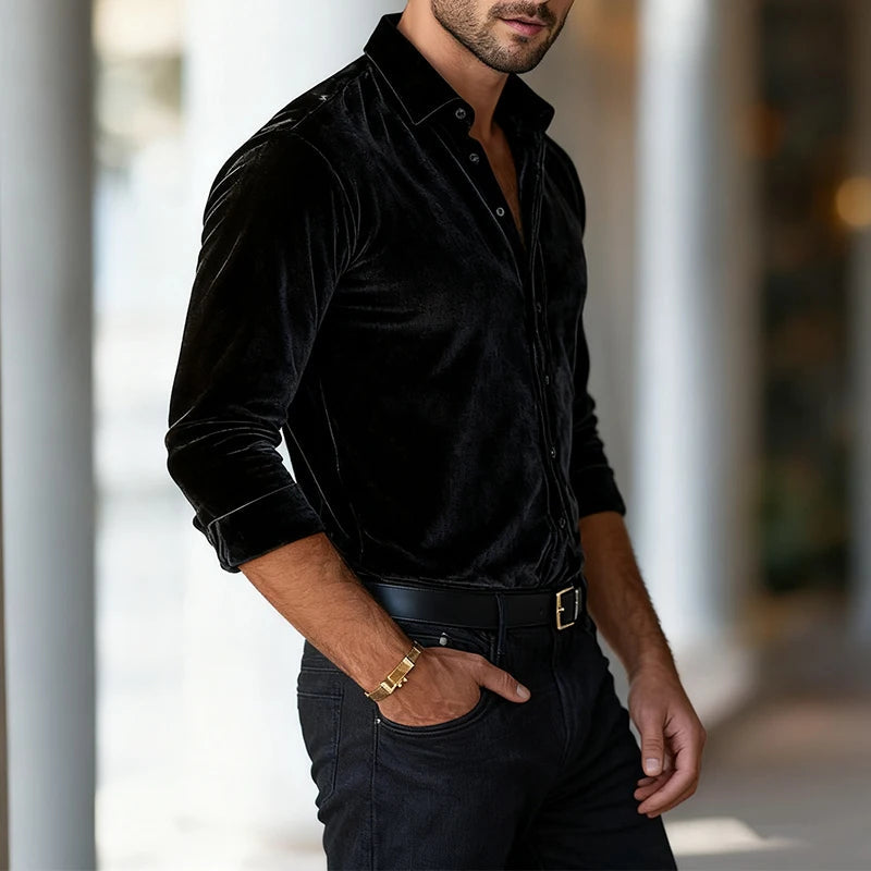 Jerome Luxe Velvet Shirt