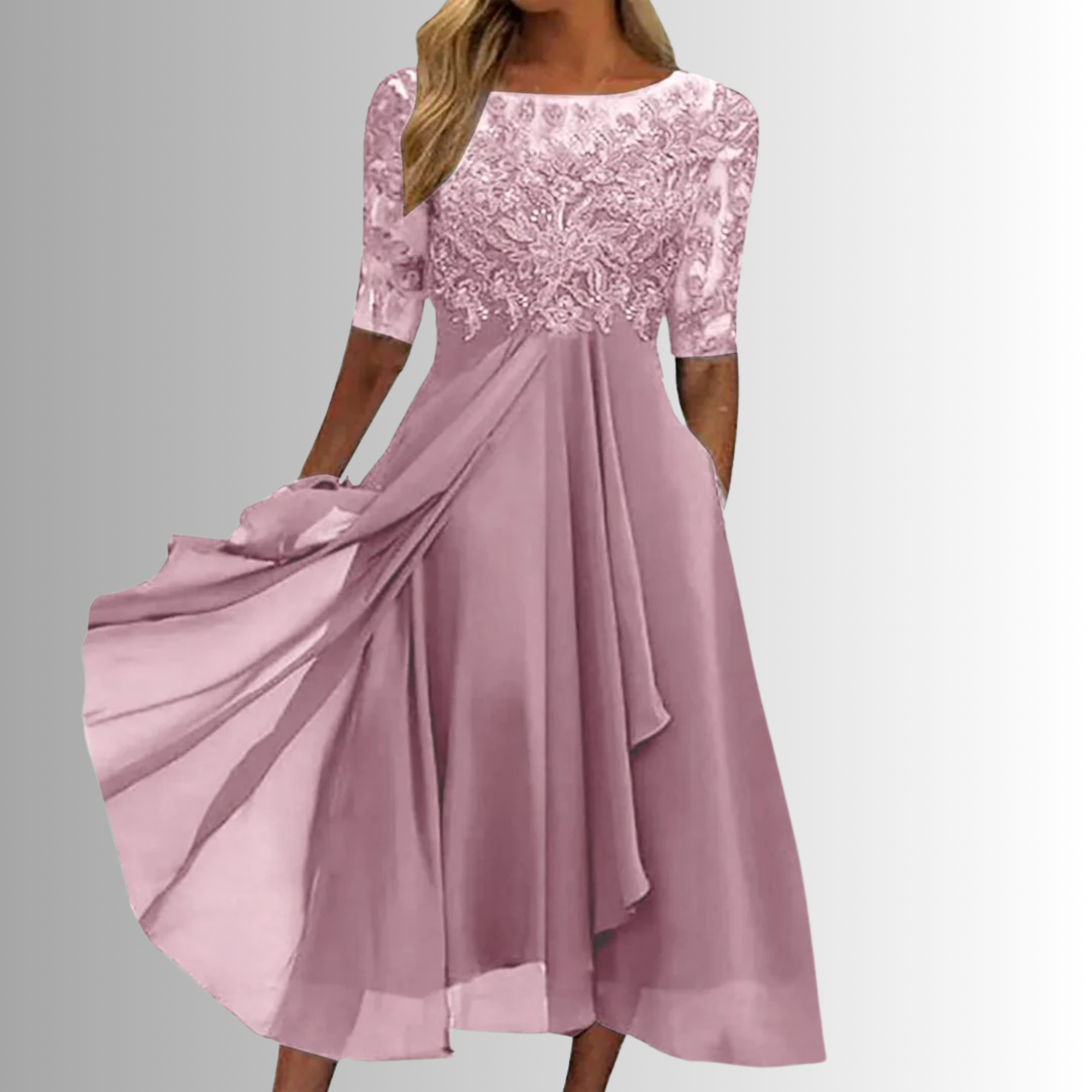 Eleanor Sterling Lace Dress