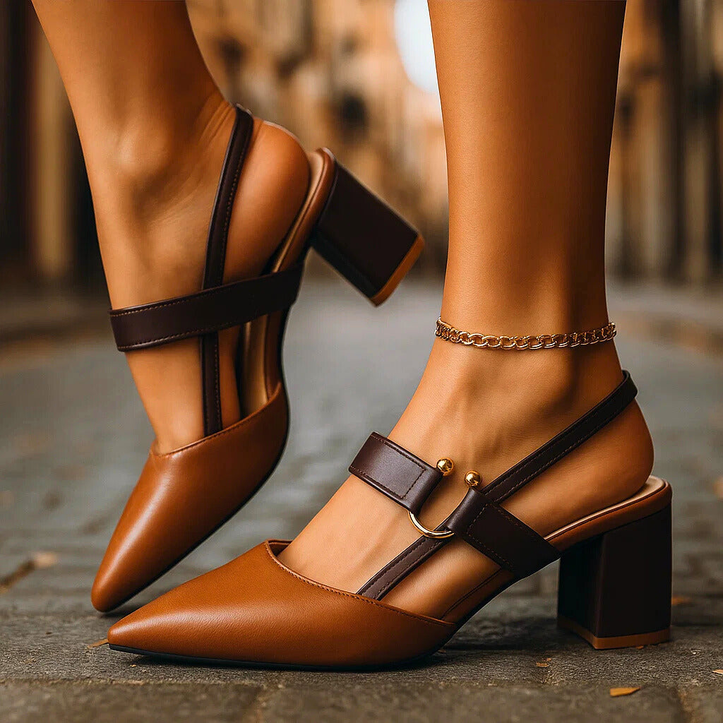 Valeria Genuine Leather Heels