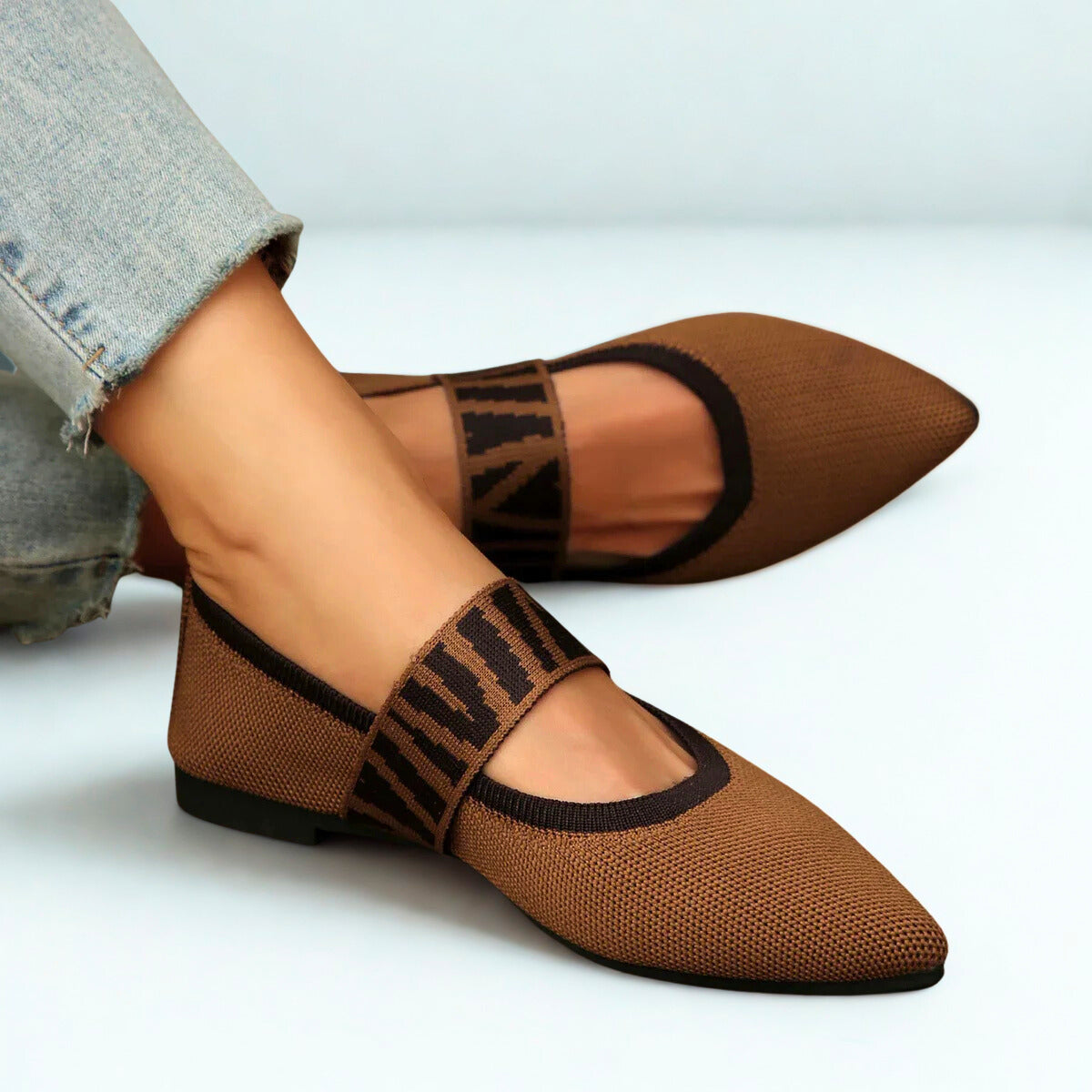 Sienna Monroe Knit Flats