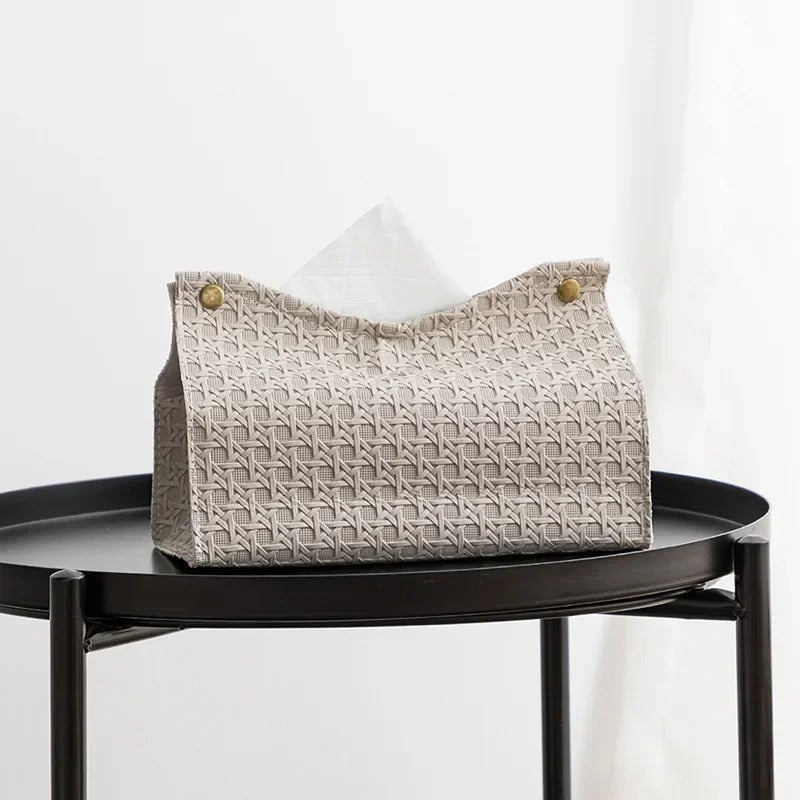 CraftedWeave Tissue Box Holder