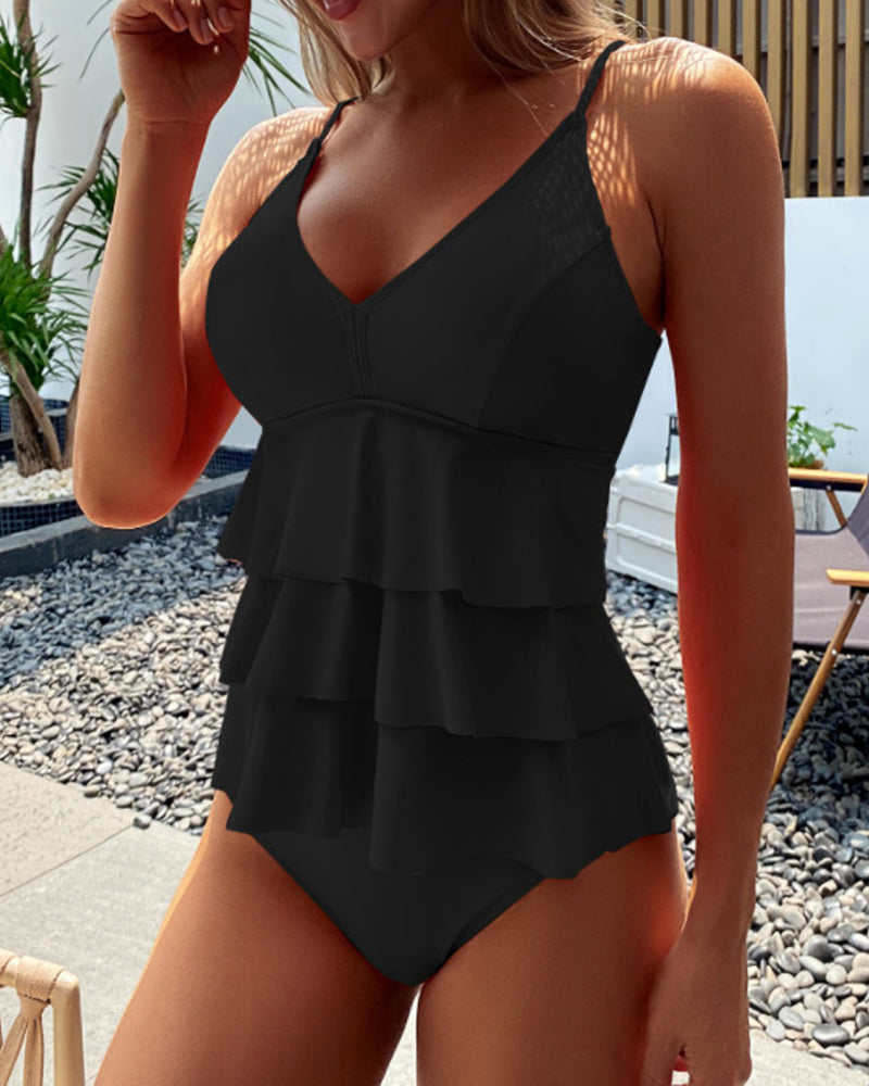Indie Ruffle One Piece Swimsuit