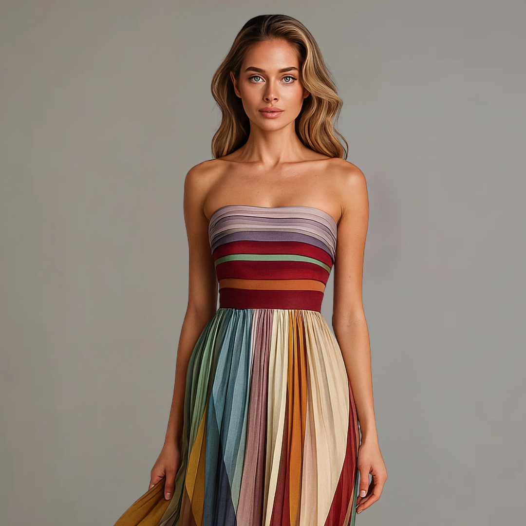 Scarlett Hayes Pleated Maxi Dress